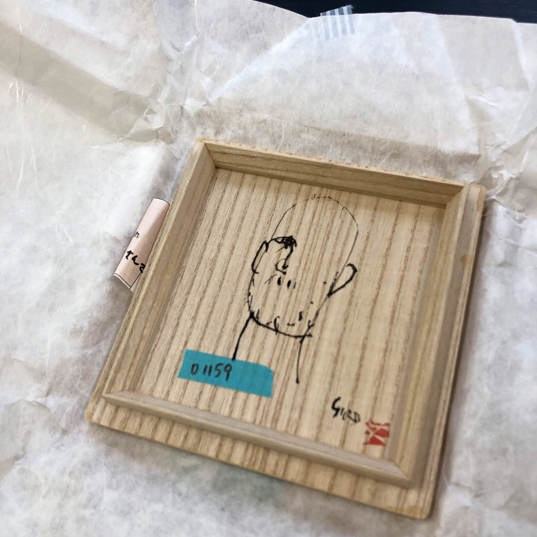 3rd Small Talk "Special drawings on the wood box"