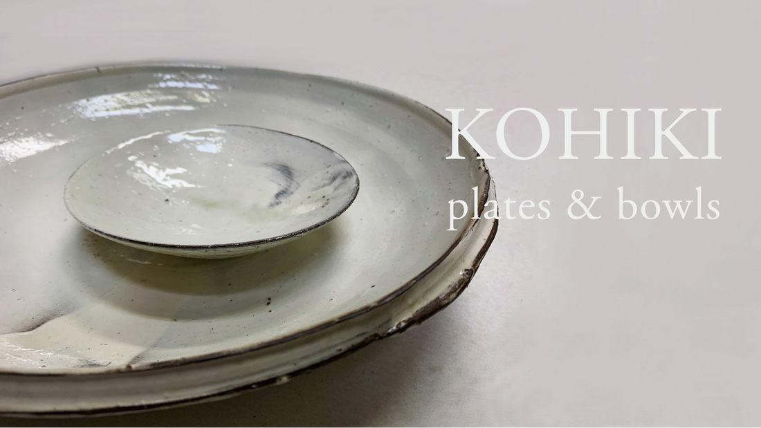 Kohiki plates &bowls by Shiro Tsujimura