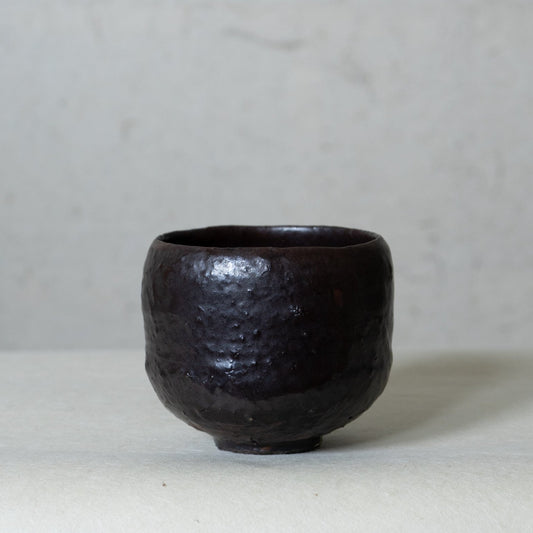 黒茶碗 (st01126)