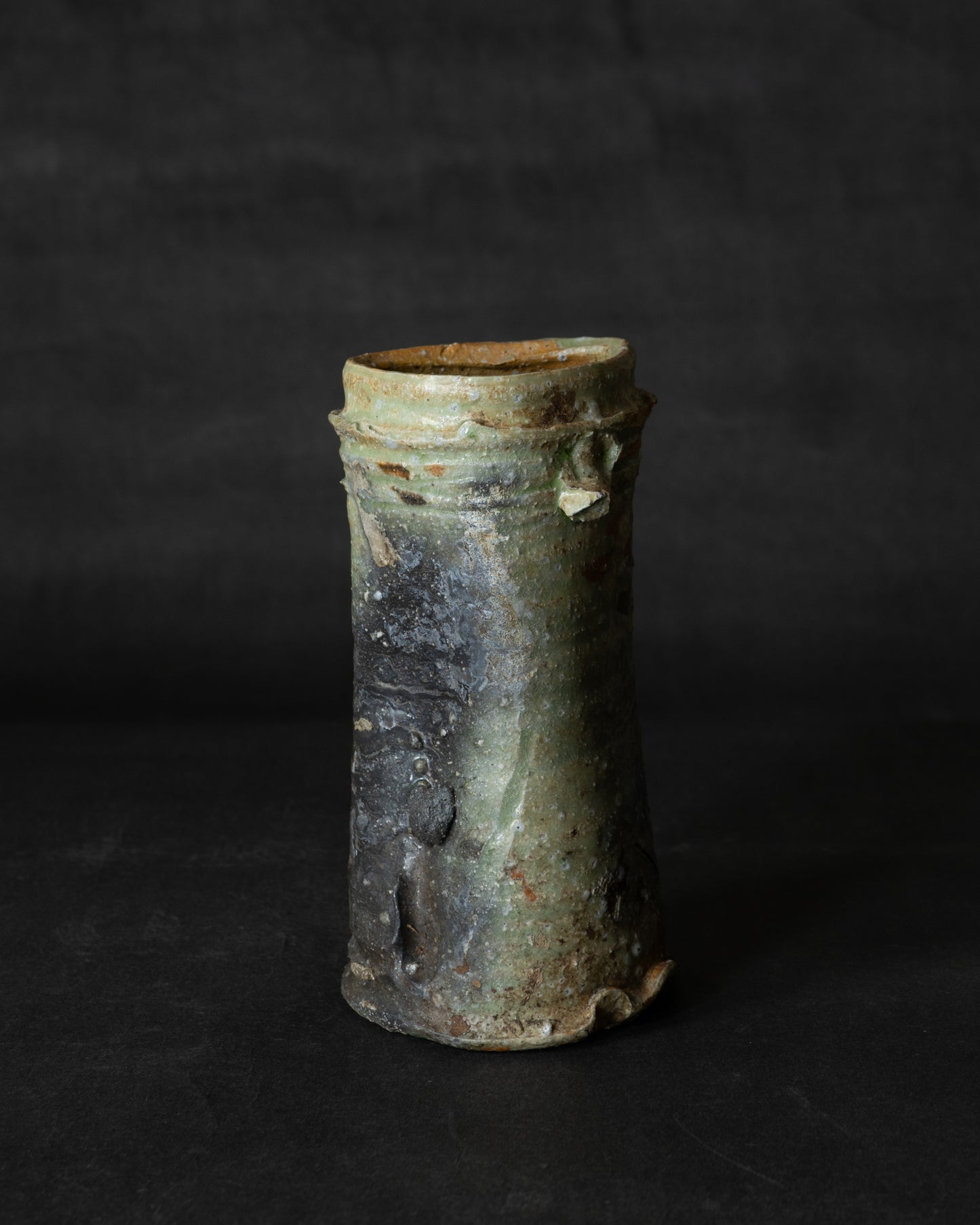 伊賀耳朵花瓶 (st02106)