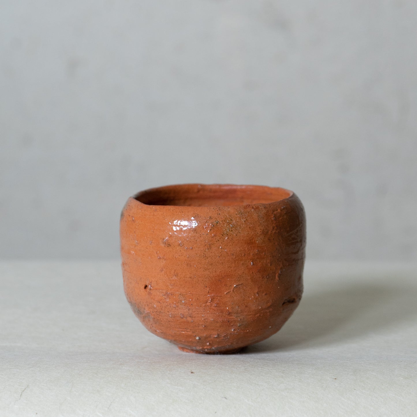 Aka Raku Travel Chawan Tea Bowl (st02674)