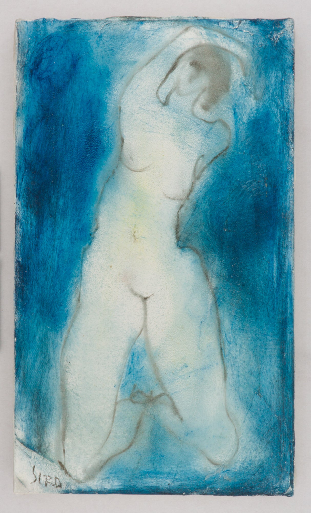「裸婦」油画 6M (st01069)