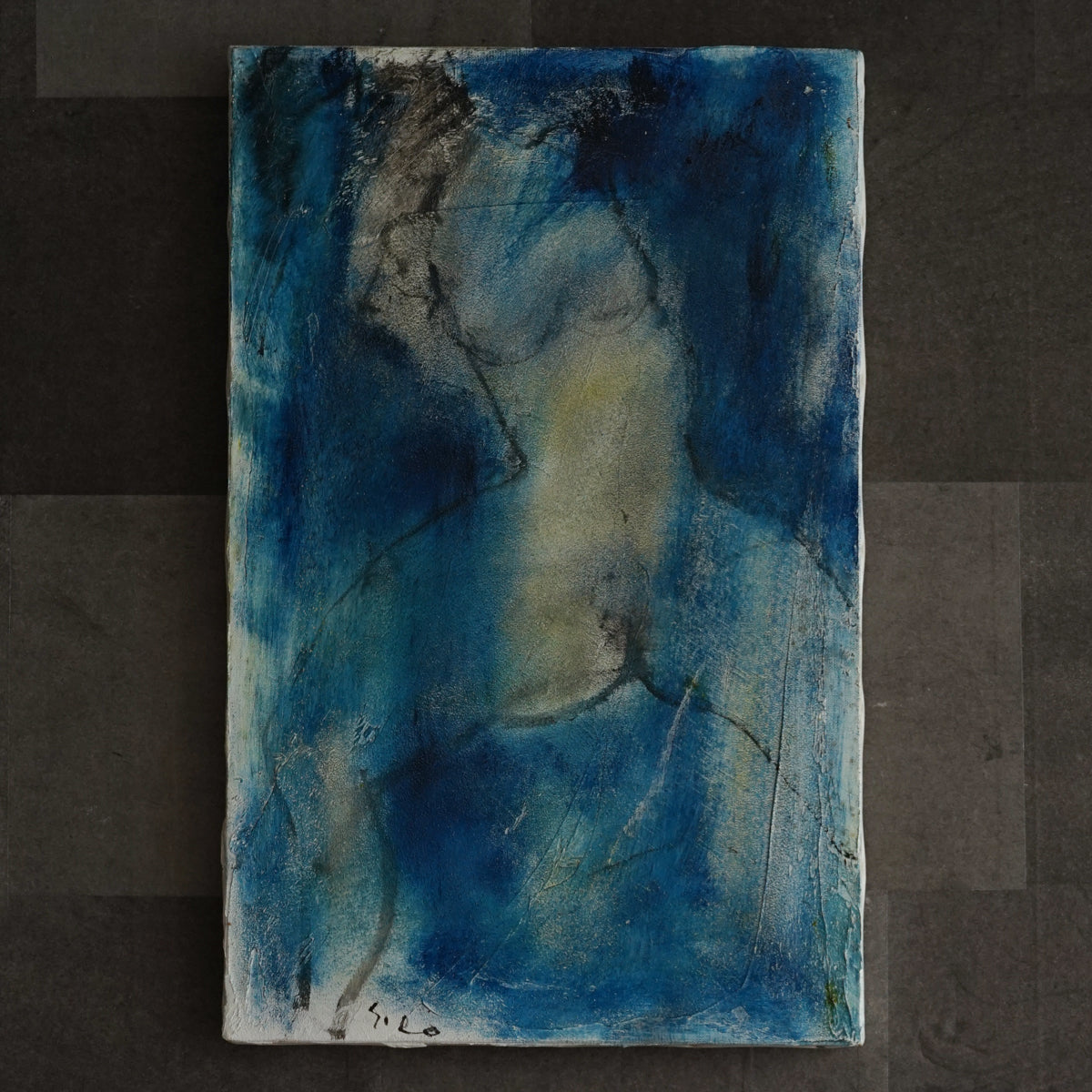 「裸婦」油画 10M (st01073)